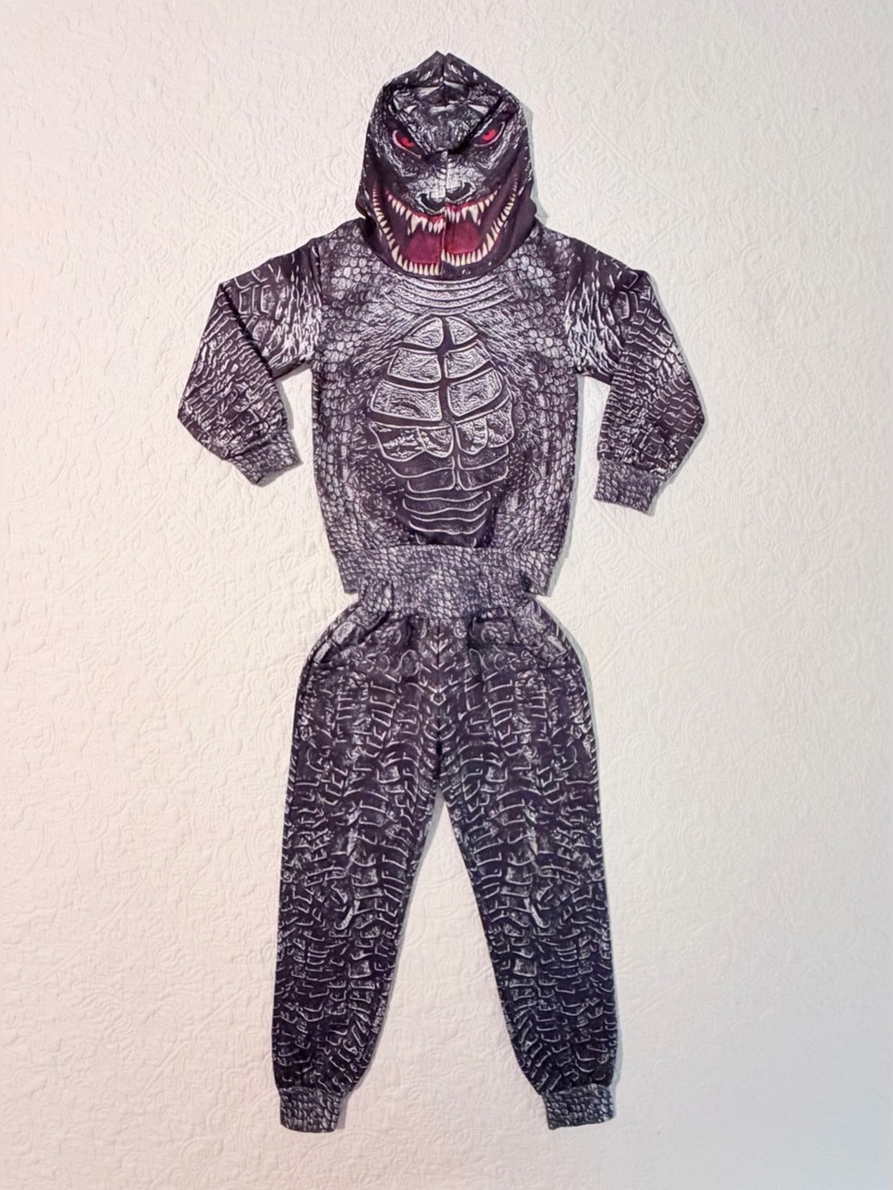 Unisex Kids Size 110 (4T) Godzilla Monster 3D All Over Print Hoodie And Pants